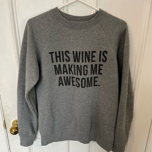 Super Cute Brunette the Label Girls crew sweatshirt